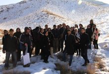 گزارش تصویری از کارگاه آموزشی متالوژنی(فلزایی) ایران - نمایشگاه سنگ های زینتی و بازدید از معادن سنگ در معلمان